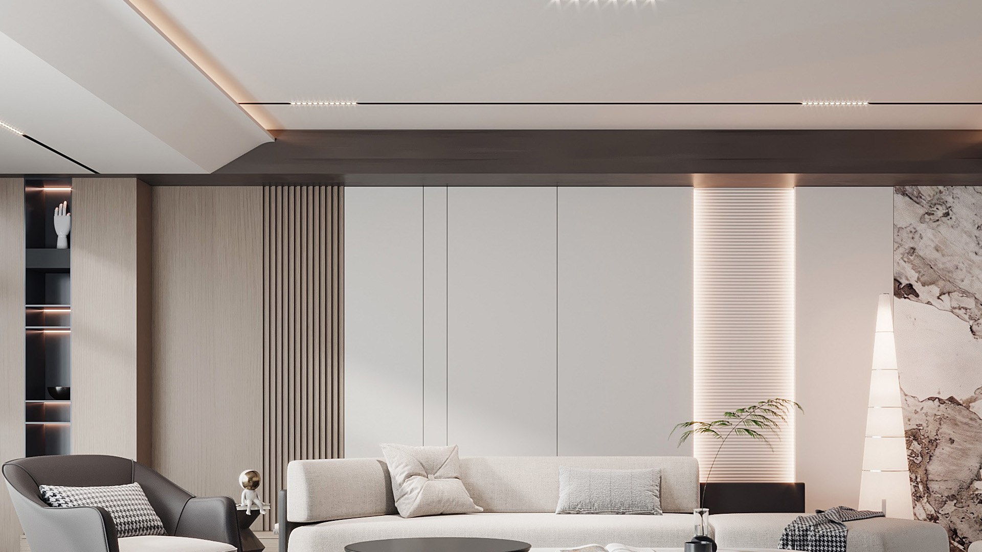 Modern Living Room Model - TurboSquid 2097603
