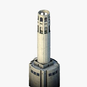 3D Coit Tower 2018 model