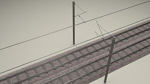 Train Track Double Electrified