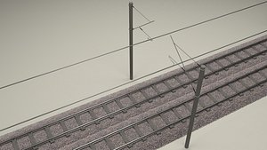Train Track Double Electrified