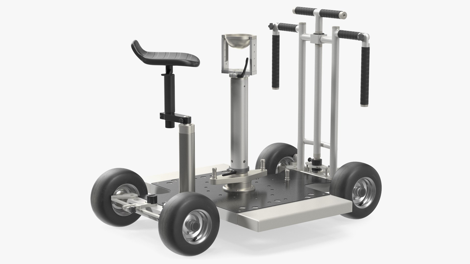 Dolly with Seat Rigged 3D model preview