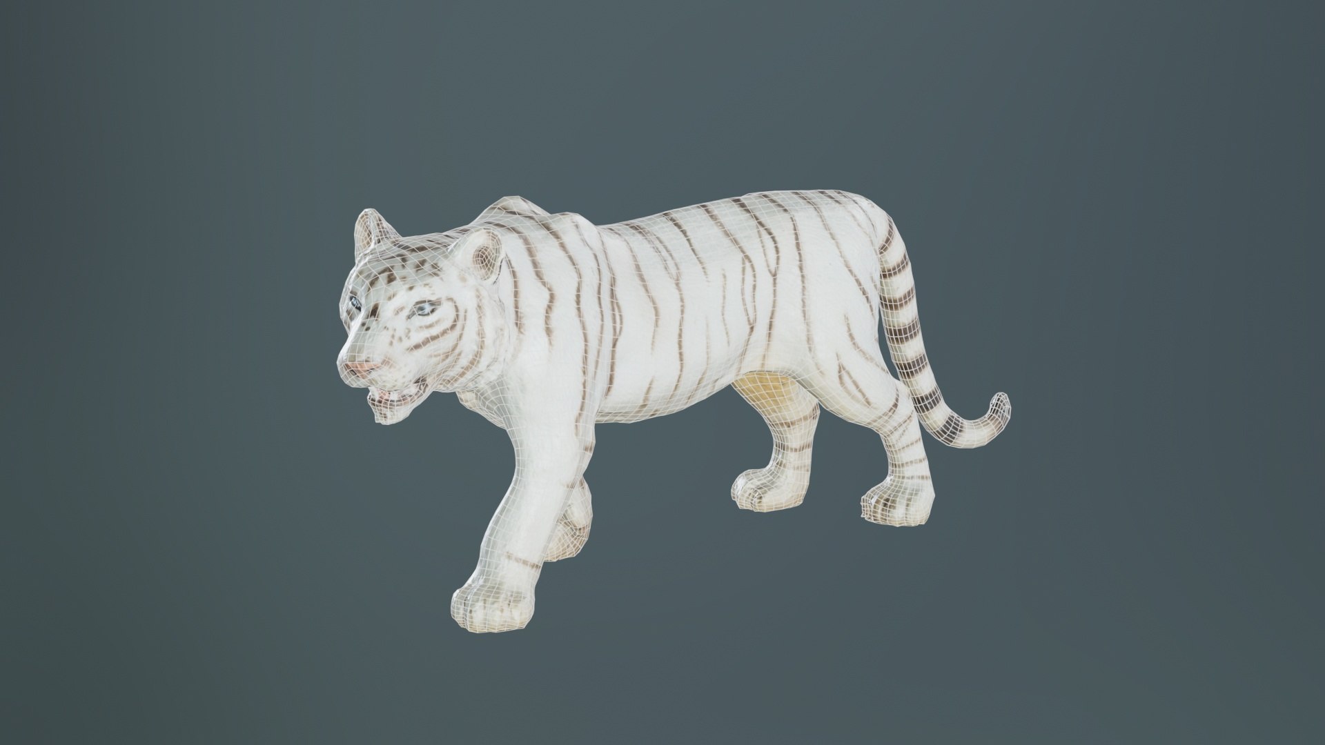 3D Model Snow Tiger Remastered - TurboSquid 2363572