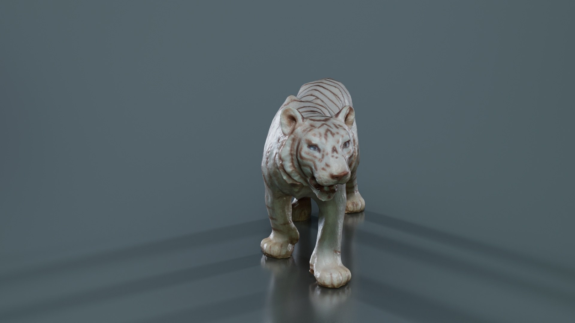 3D Model Snow Tiger Remastered - TurboSquid 2363572