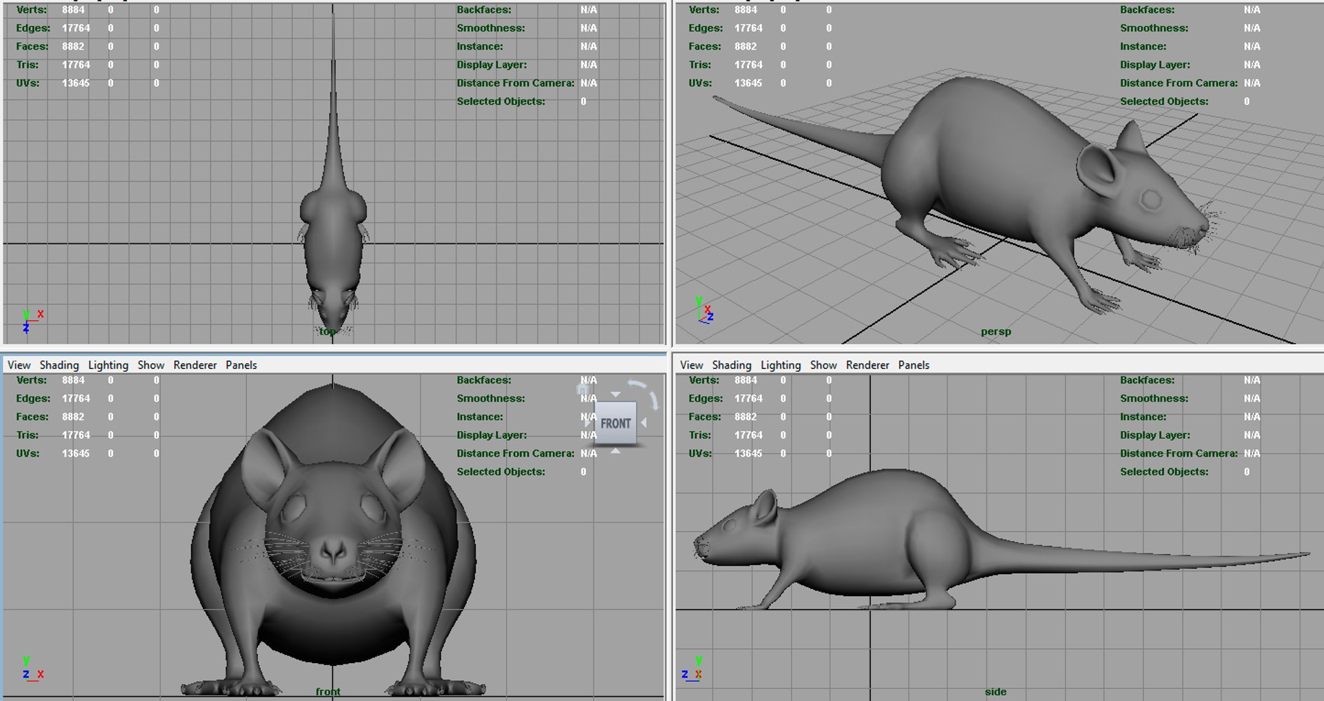 3D Realistic Rat Model - TurboSquid 1301671
