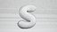 S Balloon Silver
