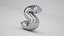 S Balloon Silver
