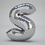 S Balloon Silver