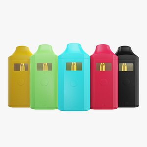 3D model Trendy Disposable Vapes in Multiple Flavors