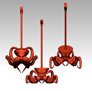 3D Pedestal  Stand  doll stand  BJD doll  spider  3D model  ooak  STL  OBJ 3D