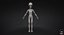3D model grey alien pbr