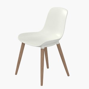 Gronsta chair indoor outdoor white PBR 3D model