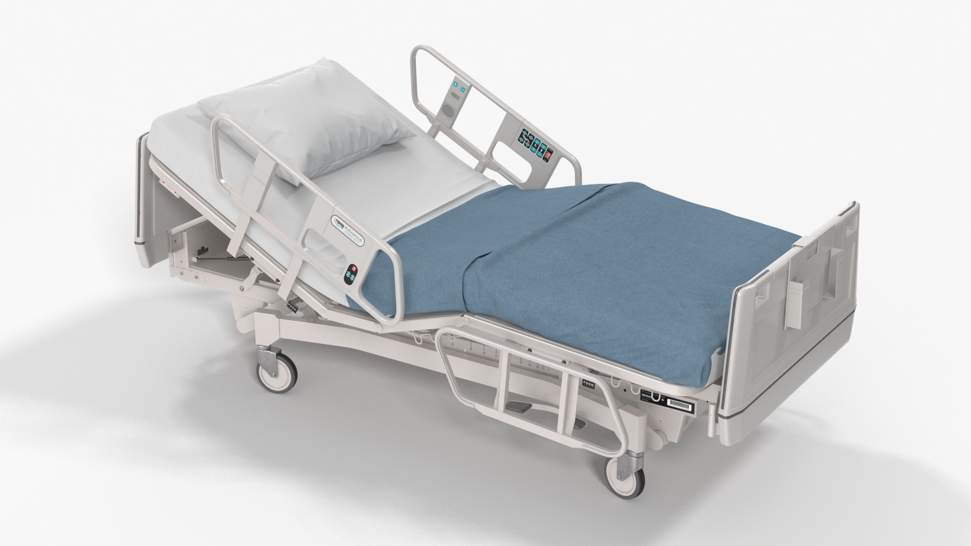 Hospital Beds Rigged Collection 2 3D model preview