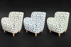 Modern Armchair Combo of 3 model