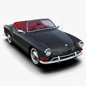 3d volkswagen karmann ghia convertible
