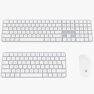 Apple Keyboard Mouse 3D