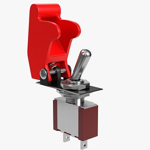 Toggle switch with guard 2