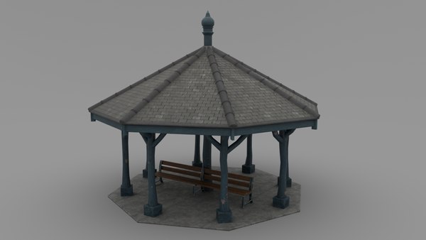 3D Park Gazebo