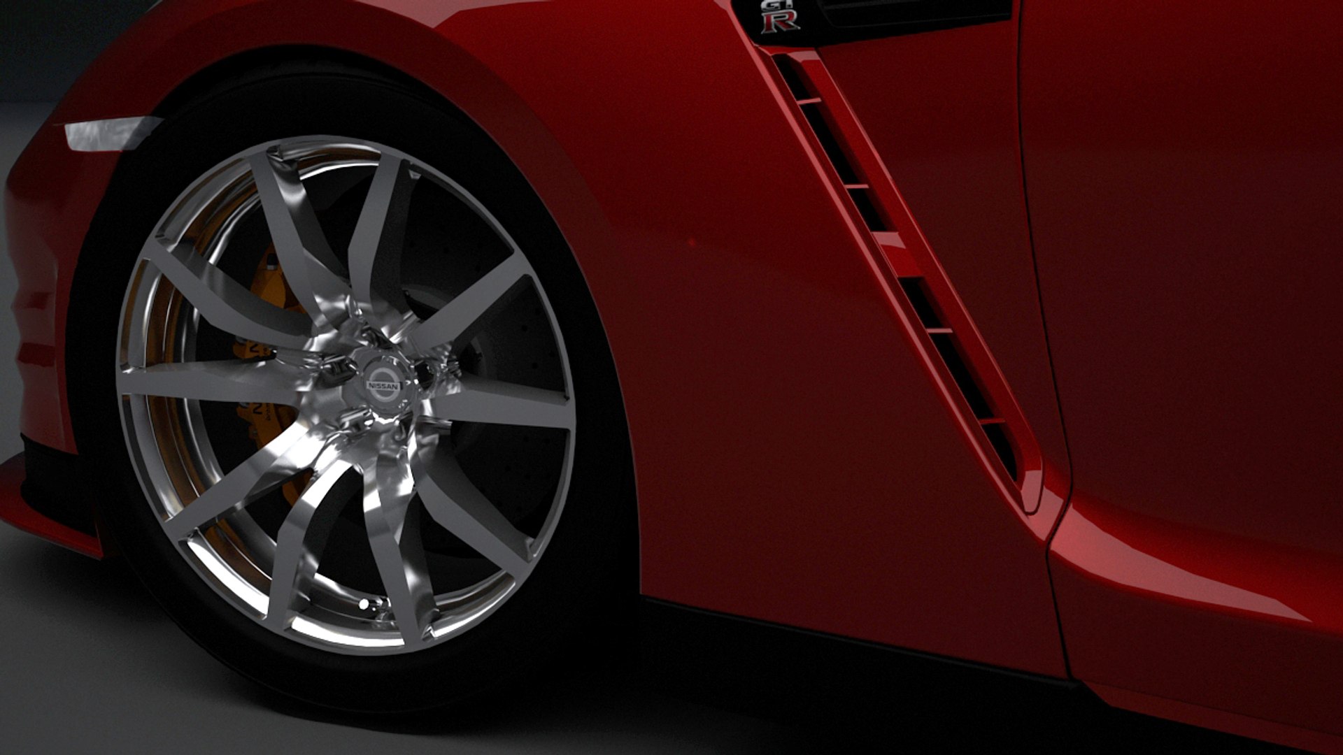3D car 2012 nissan gt-r - TurboSquid 1201281