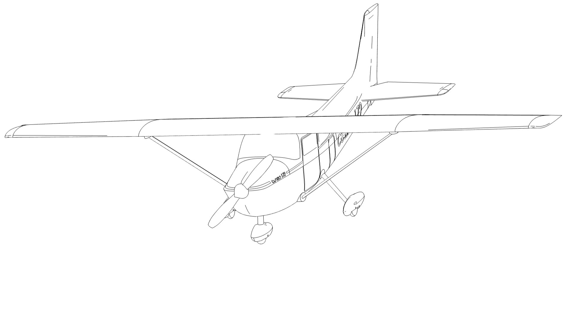 3D Cessna 172 Model - TurboSquid 1986594