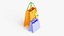 Shopping Bags with Discount Tag