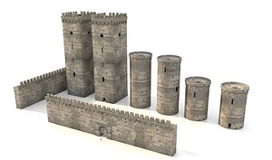 Medieval castle parts