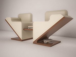 3d double chair read