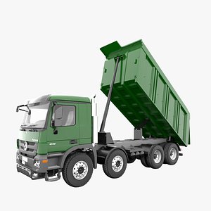 Mercedes Actros 4140-K 8x4 Meiller 3D model