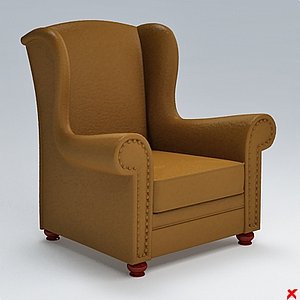3d max armchair chair
