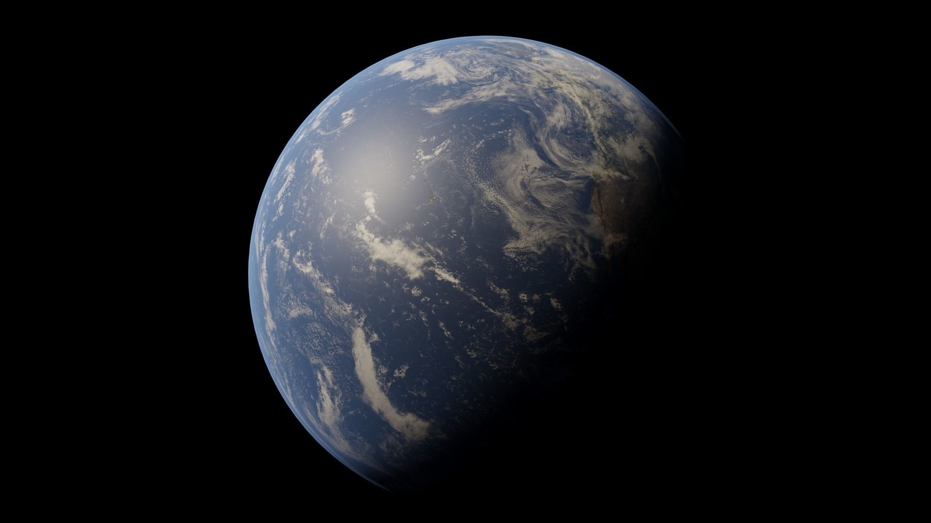 3D Earth textured 3D model with Clouds Rotation and atmosphere ...