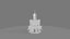 Highly detailed 3d model of the Orthodox cathedral