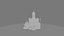 Highly detailed 3d model of the Orthodox cathedral