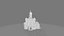 Highly detailed 3d model of the Orthodox cathedral