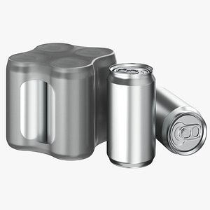 3D model soda pack 01