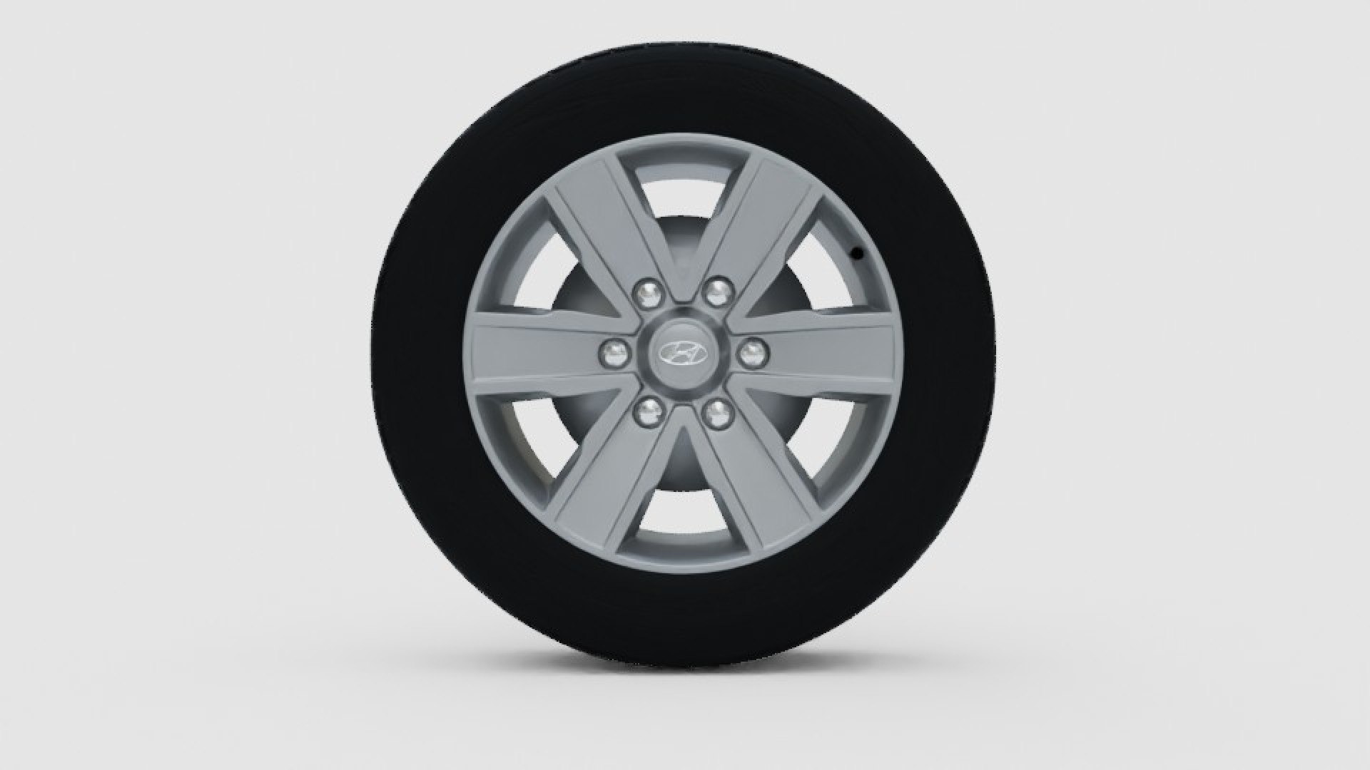 3D Model Hyundai H350 Wheel With Rim - TurboSquid 2157684