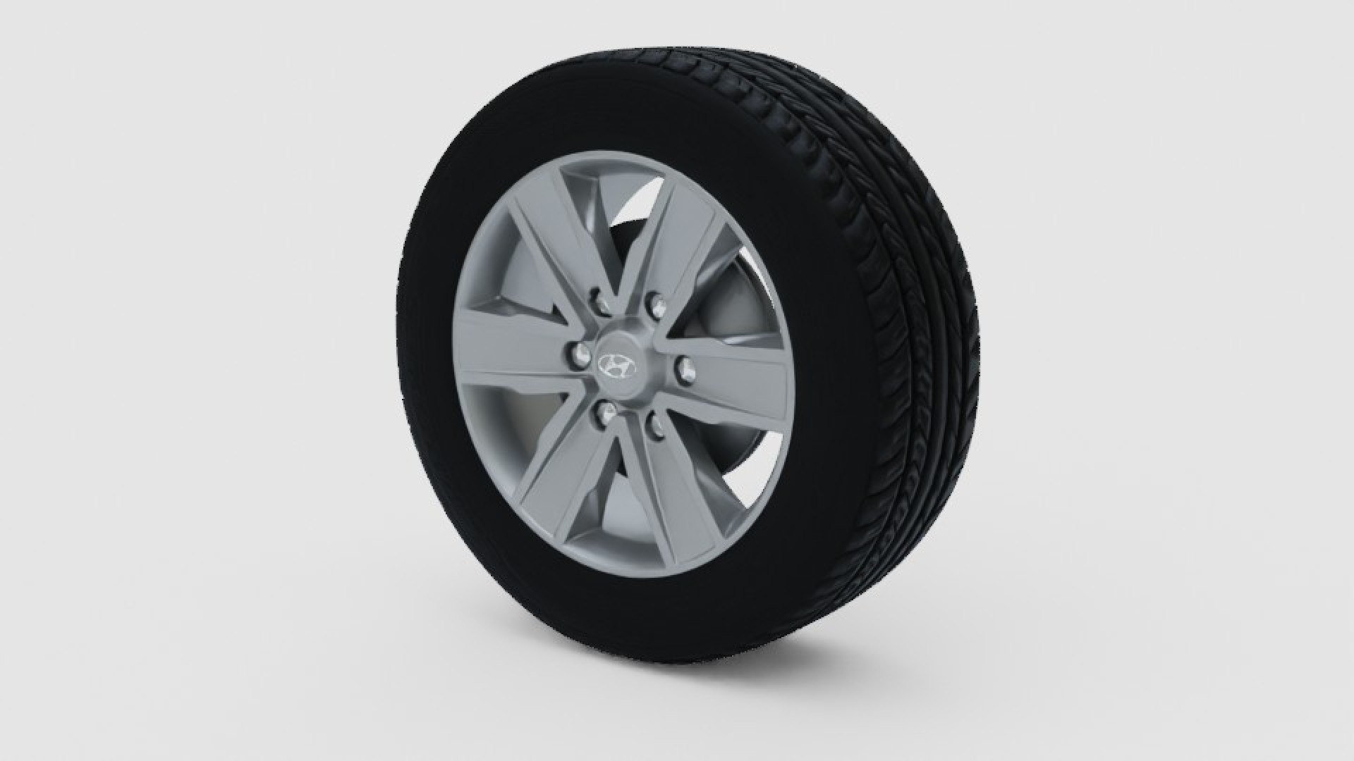 3D Model Hyundai H350 Wheel With Rim - TurboSquid 2157684