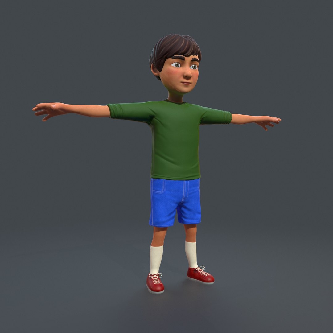 Boy Character 3D - TurboSquid 1234441