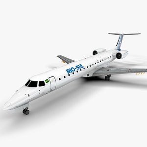 RIO SUL EMBRAER ERJ 145 L1368 model