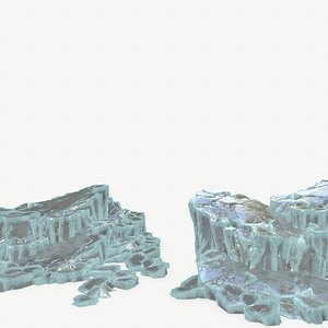 ice rocks 3D model