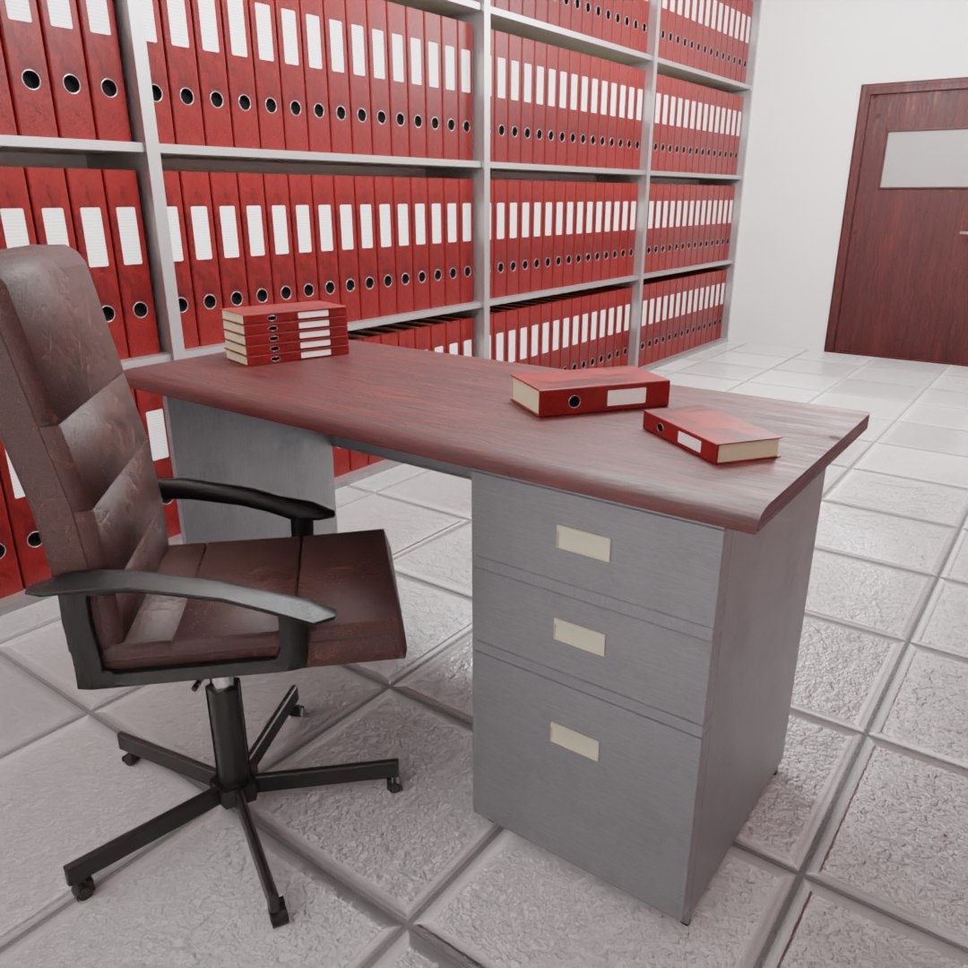 Archive Folder Room 3D - TurboSquid 1617457