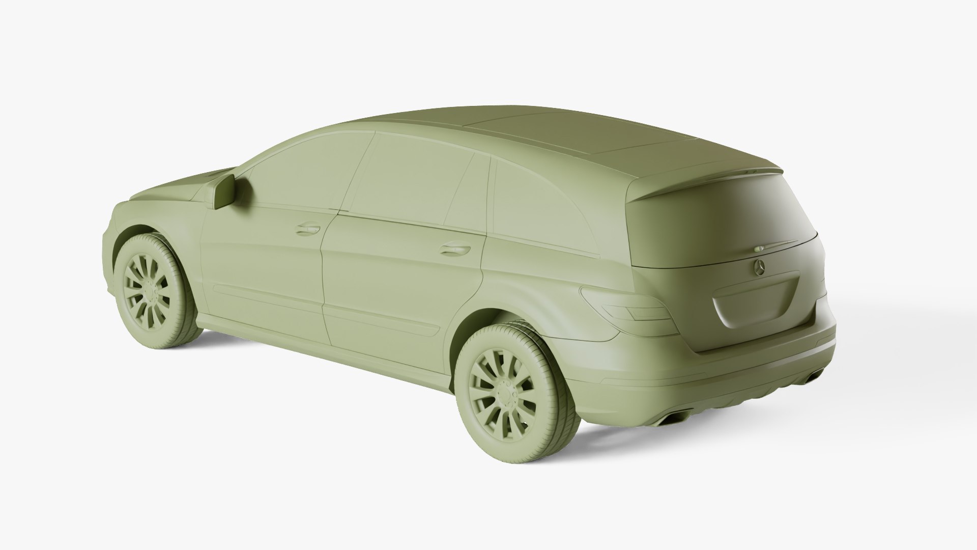 Mercedes-Benz R-class 2011 3D Model - TurboSquid 2531622