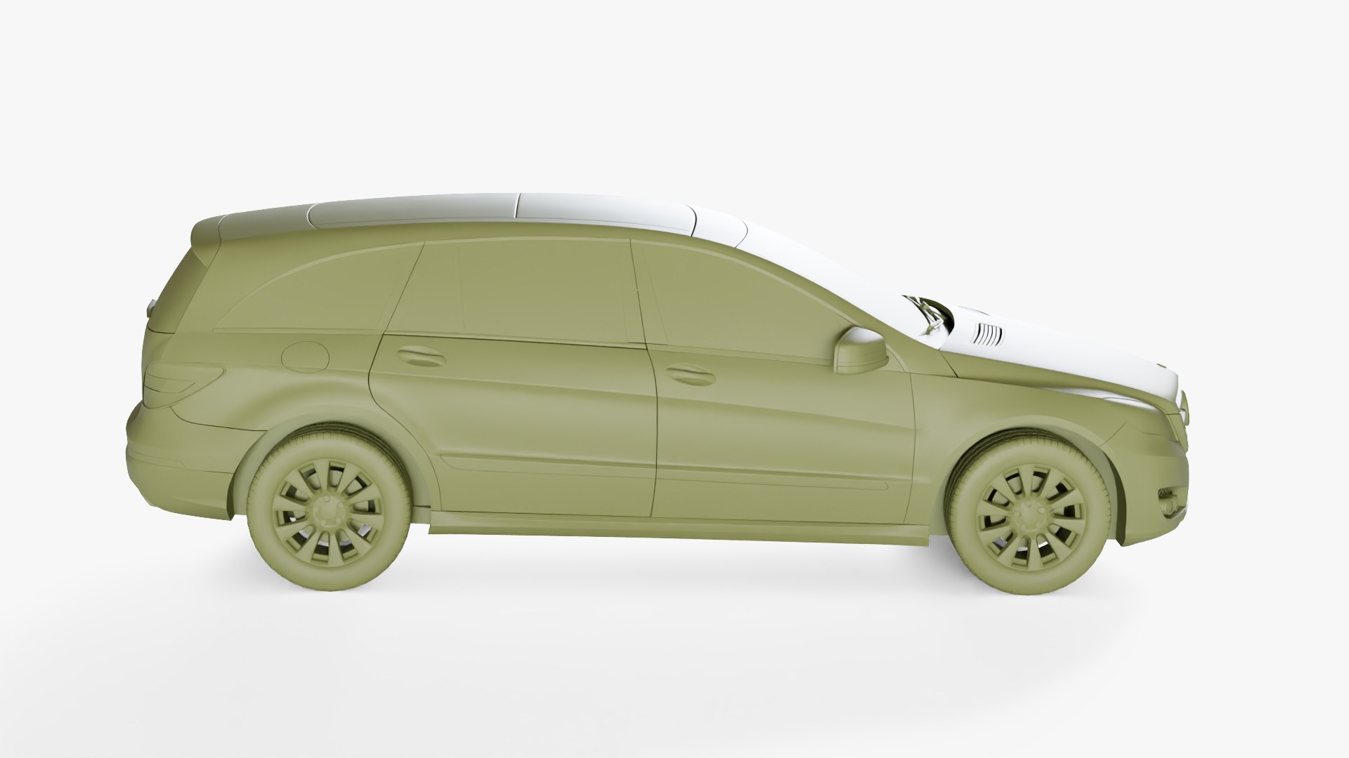 Mercedes-Benz R-class 2011 3D Model - TurboSquid 2531622