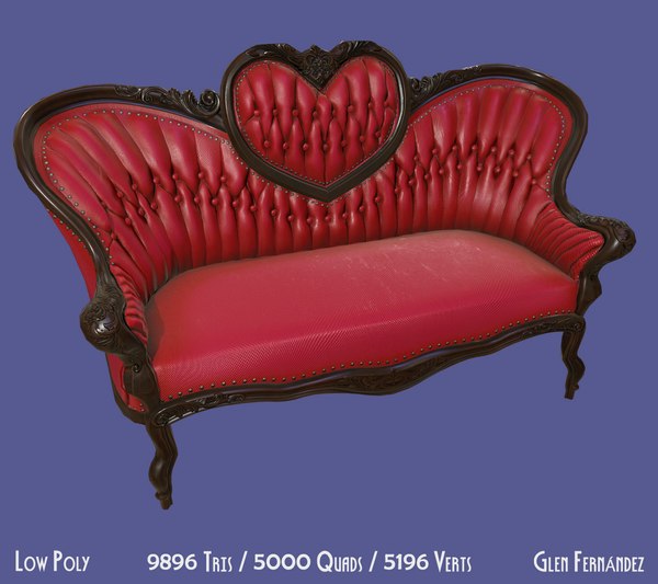 Victorian cheap love seats