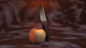 Steel Knife 3D model