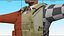 Businessman Wearing Plate Carrier 3D