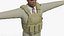 Businessman Wearing Plate Carrier 3D