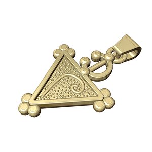 BERBER PENDANT IBCHI 3D PRINT MODEL