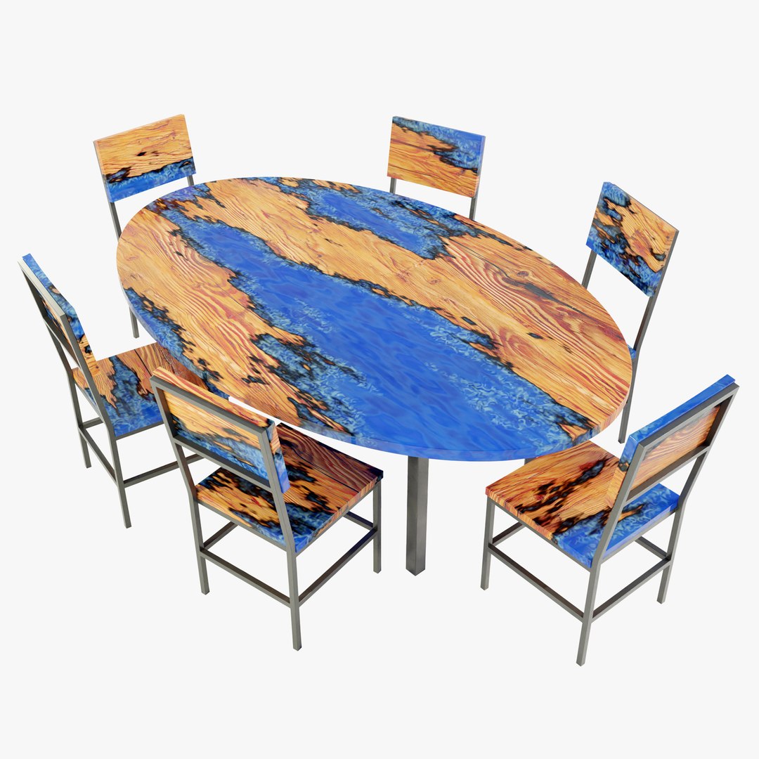 Epoxy Resin Table 3D Model TurboSquid 2176584