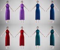Dress 56 Simple Velvet Colors Collection 1