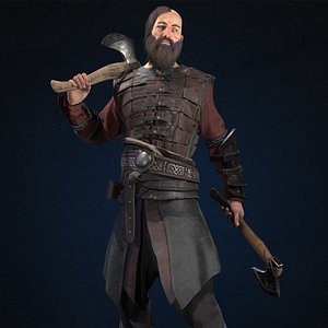 Viking Berserker 3D model