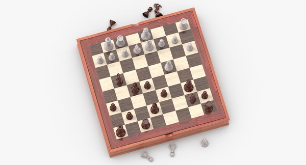 Jogo de tabuleiro de xadrez 02 Postura 04 Modelo 3D - TurboSquid